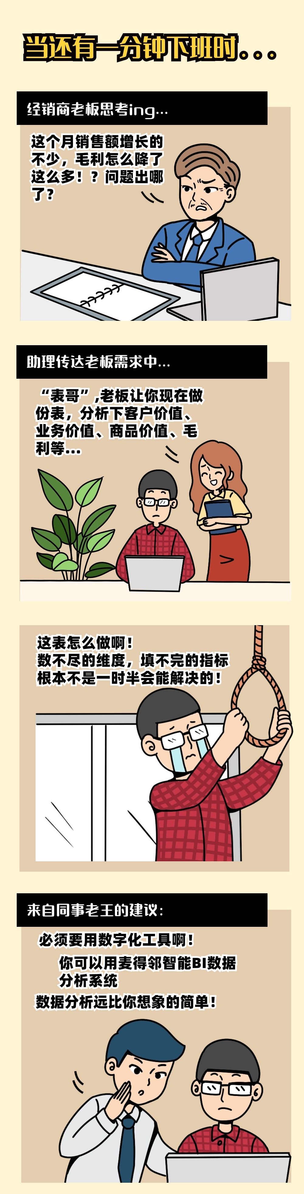 经销商BI驾驶舱，解放“表哥”“表姐”！